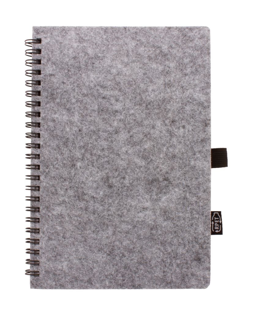Блокнот A5 формату Felbook, колір сірий