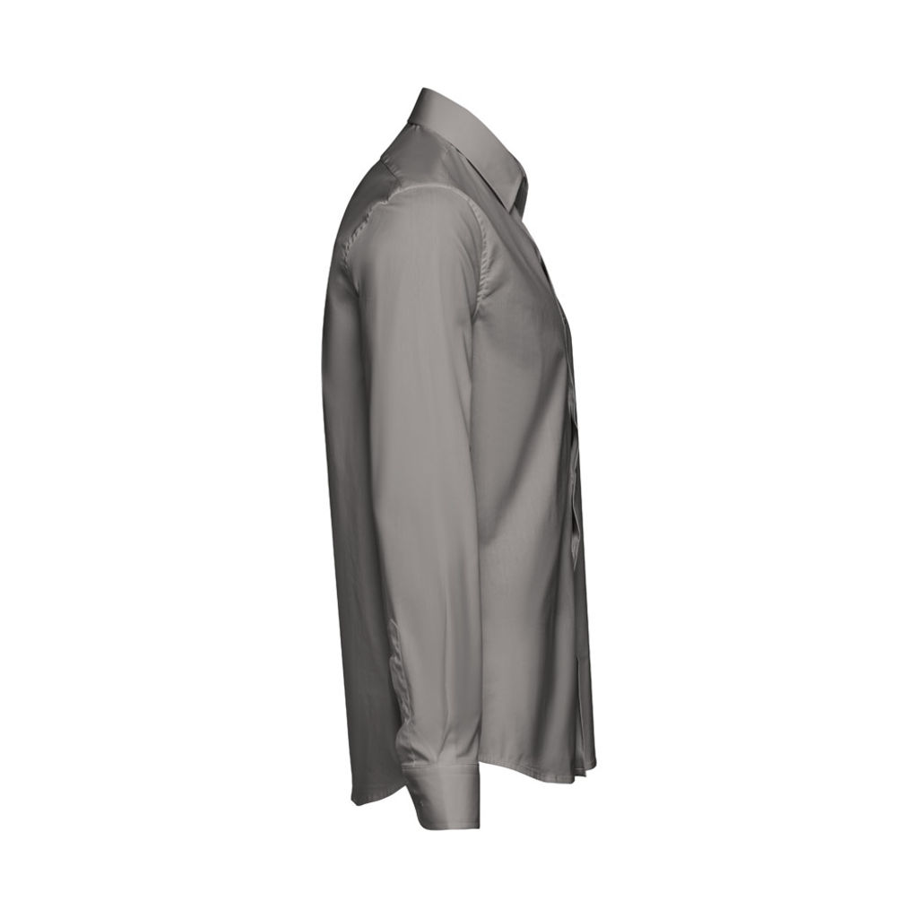 THC PARIS. Чоловіча сорочка popeline, колір сірий  розмір XL - 30151-113-XL- Фото №3