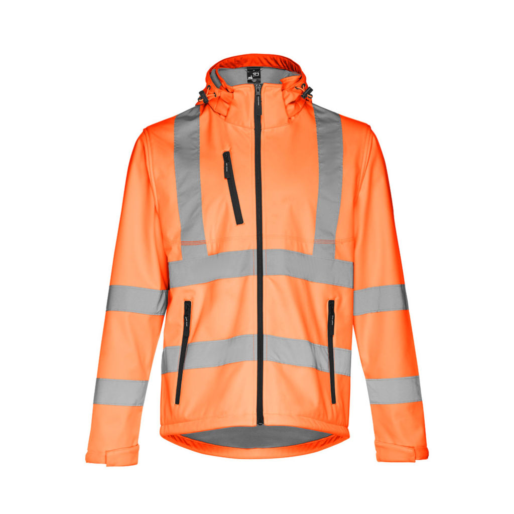 THC ZAGREB WORK унисекс пальто, цвет оранжевый гексахром  размер L