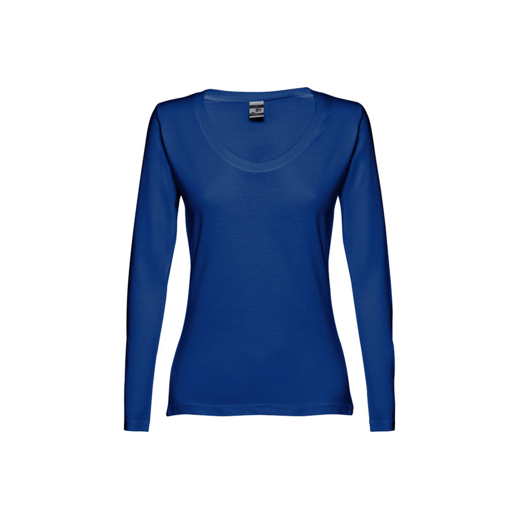 THC BUCHAREST WOMEN Женская футболка с длинным рукавом, цвет королевский синий  размер L