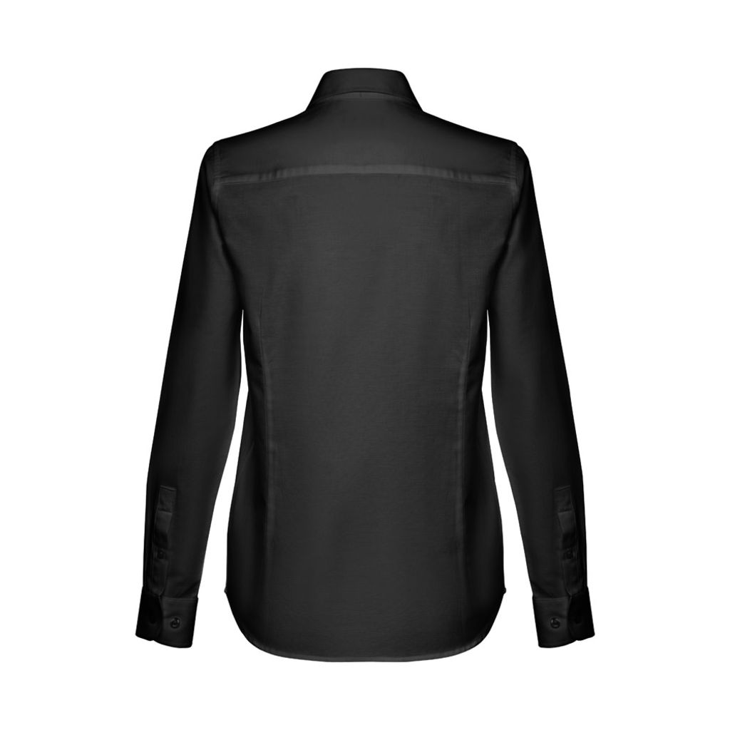 THC TOKYO WOMEN. Оксфордська сорочка для жінок, колір чорний  розмір XL - 30154-103-XL- Фото №2