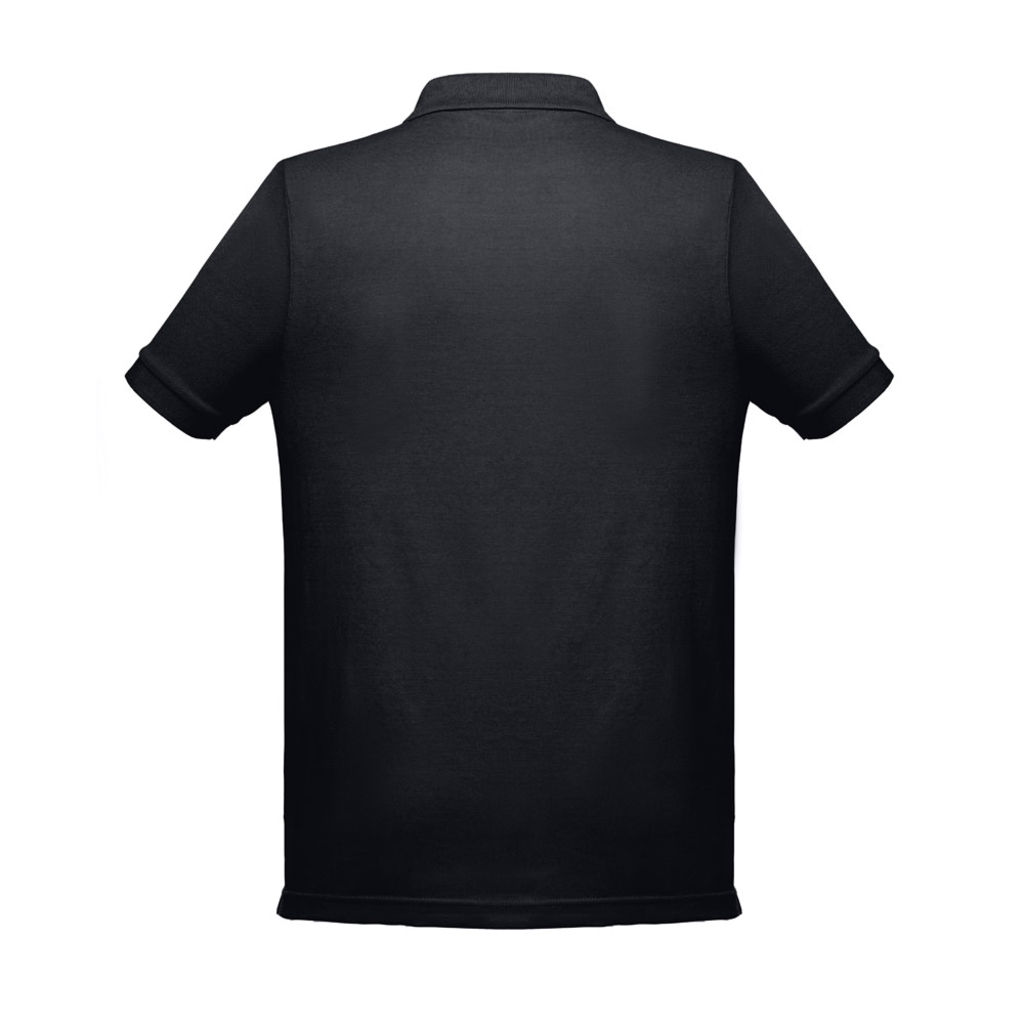 THC BERLIN 3XL. Чоловіче поло, колір чорний  розмір 3XL - 30268-103-3XL- Фото №2