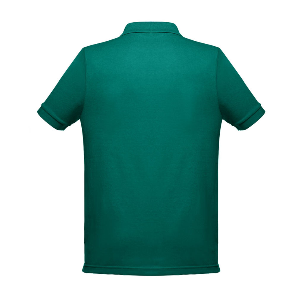 THC BERLIN 3XL. Чоловіче поло, колір темно-зелений  розмір 3XL - 30268-129-3XL- Фото №2