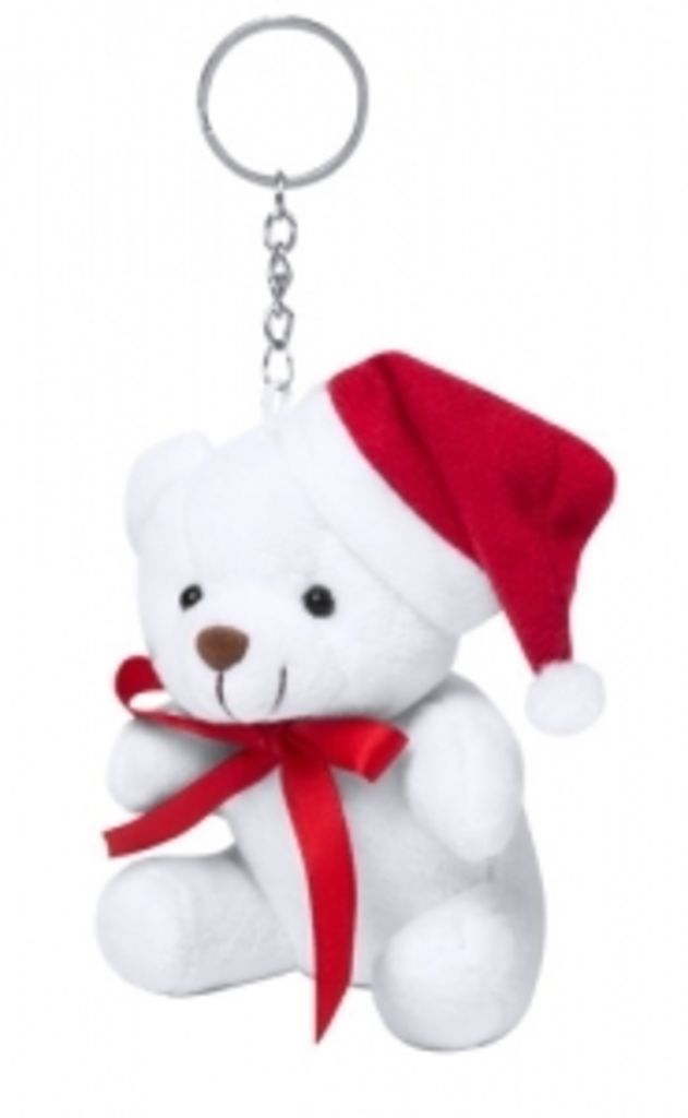 Брелок с плюшевым мишкой Christmas Teddy Glenda, цвет белый - AP781106-01- Фото №2 Брелок с плюшевым мишкой Christmas Teddy Glenda, цвет белый - AP781106-01- Фото №2