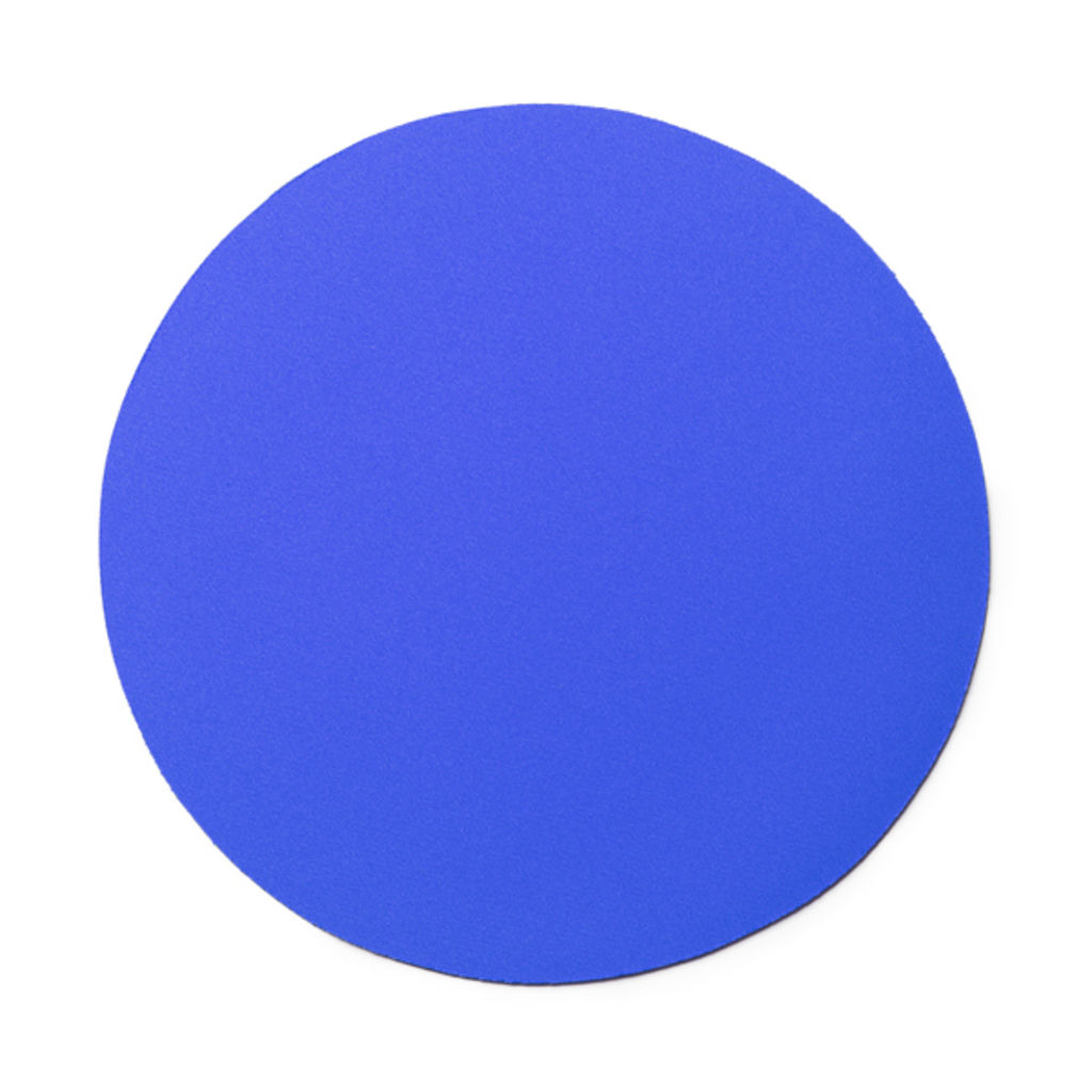 Круглий килимок для миші, колір яскраво-синій