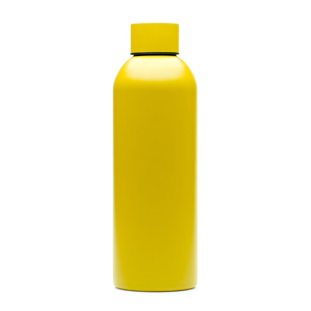 Бутылка из нержавеющей стали, цвет желтый
