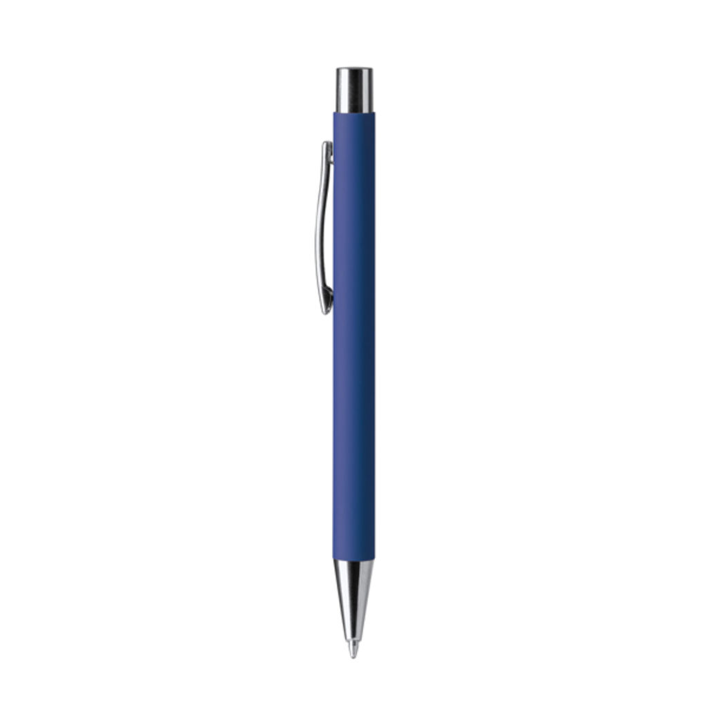 Кулькова ручка з металевим корпусом, колір синій