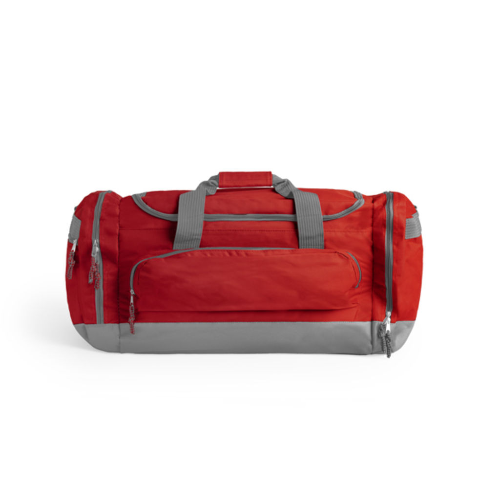 Вместительная многофункциональная сумка из полиэстера 600D, цвет красный