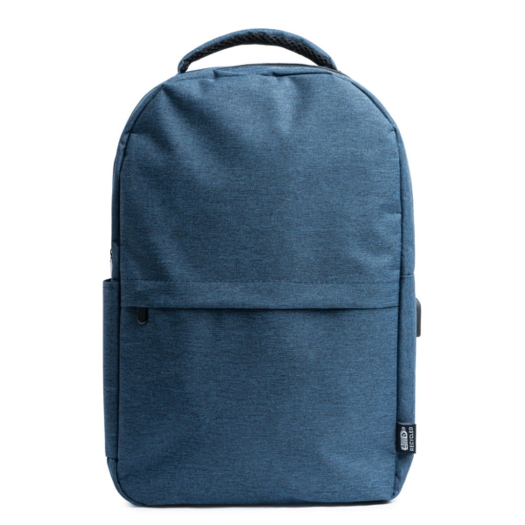 Рюкзак з поліестеру RPET 600D, колір синій