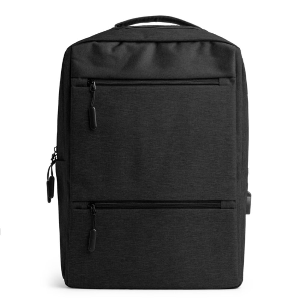 Рюкзак з поліестеру 300D, колір чорний