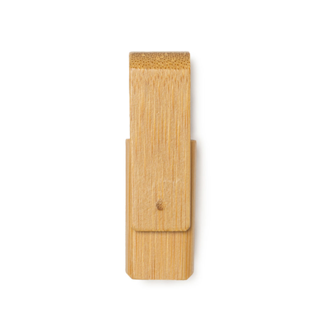USB-накопитель из натурального бамбука, цвет натуральный
