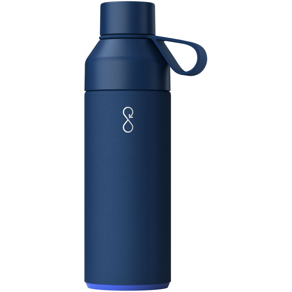 Бутылка для воды Ocean Bottle объемом 500 мл с вакуумной изоляцией, цвет синий