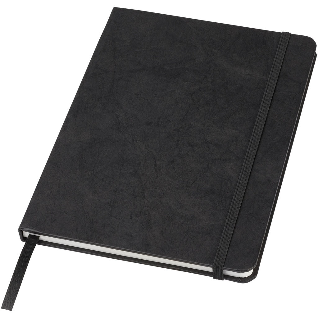 Блокнот Breccia, формат А5, с листами из каменной бумаги, цвет сплошной черный