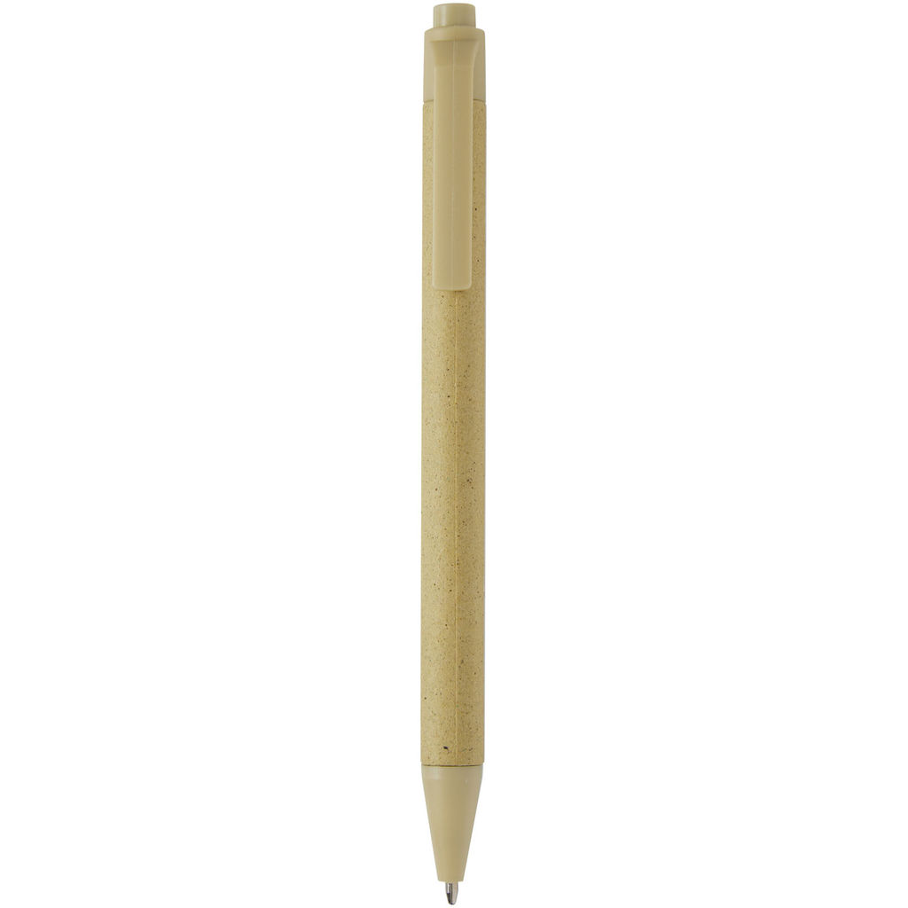 Шариковая ручка Fabianna из мятой бумаги, цвет оливковый