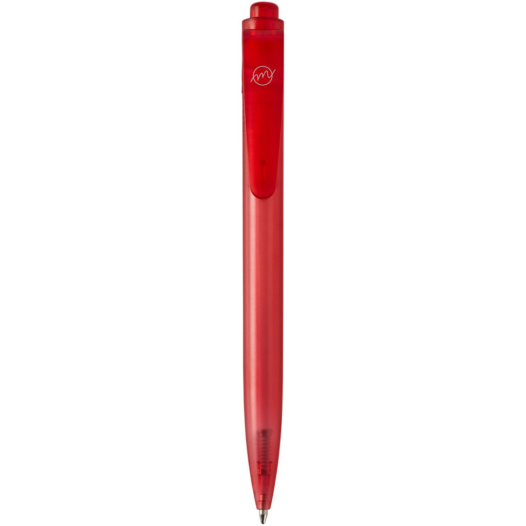 Кулькова ручка Thalaasa з океанічного пластику, колір червониий
