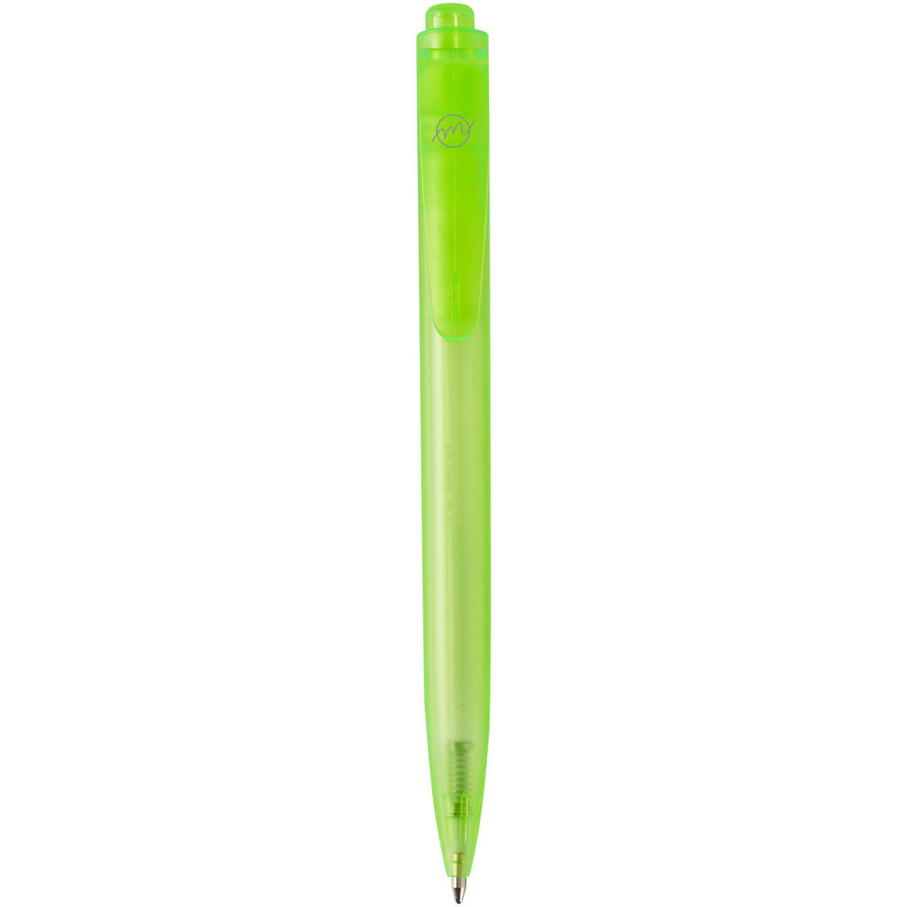 Кулькова ручка Thalaasa з океанічного пластику, колір зелений