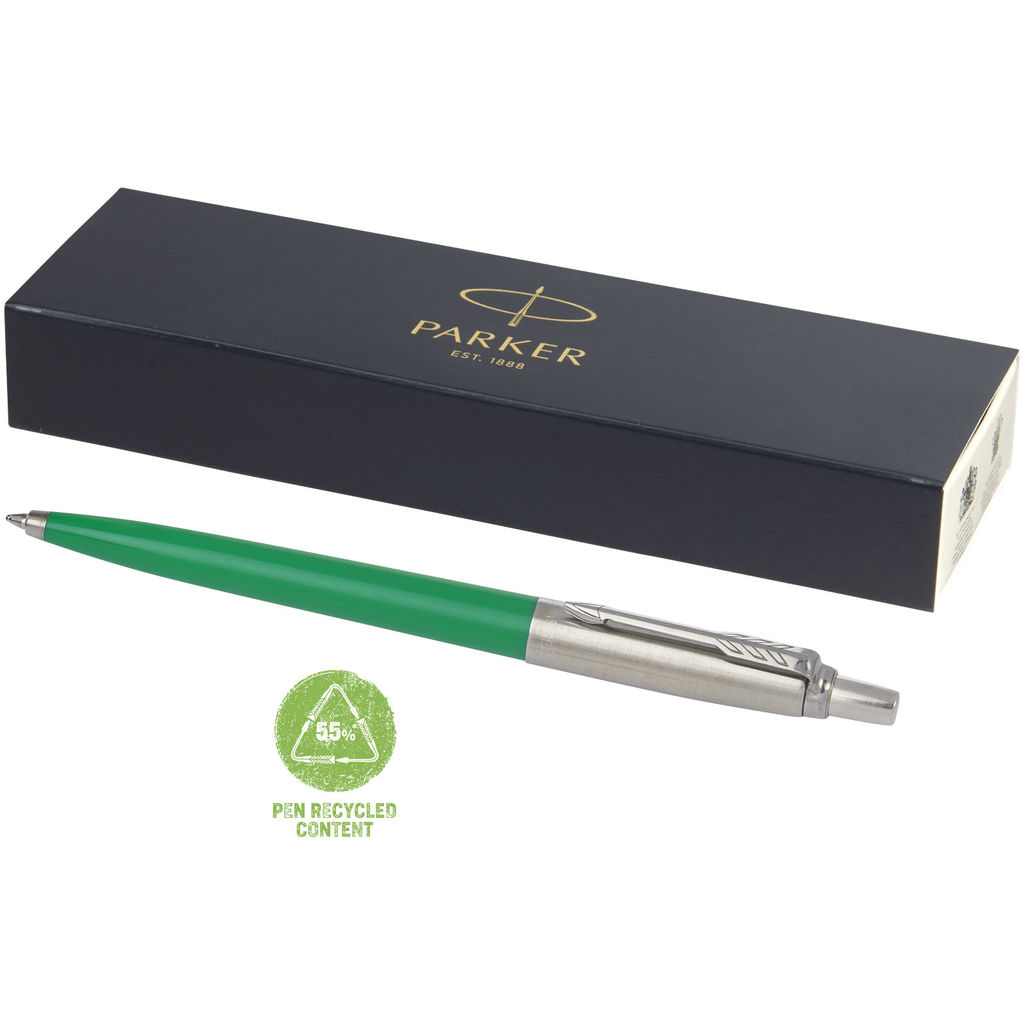Шариковая ручка Parker Jotter Recycled, цвет зеленый