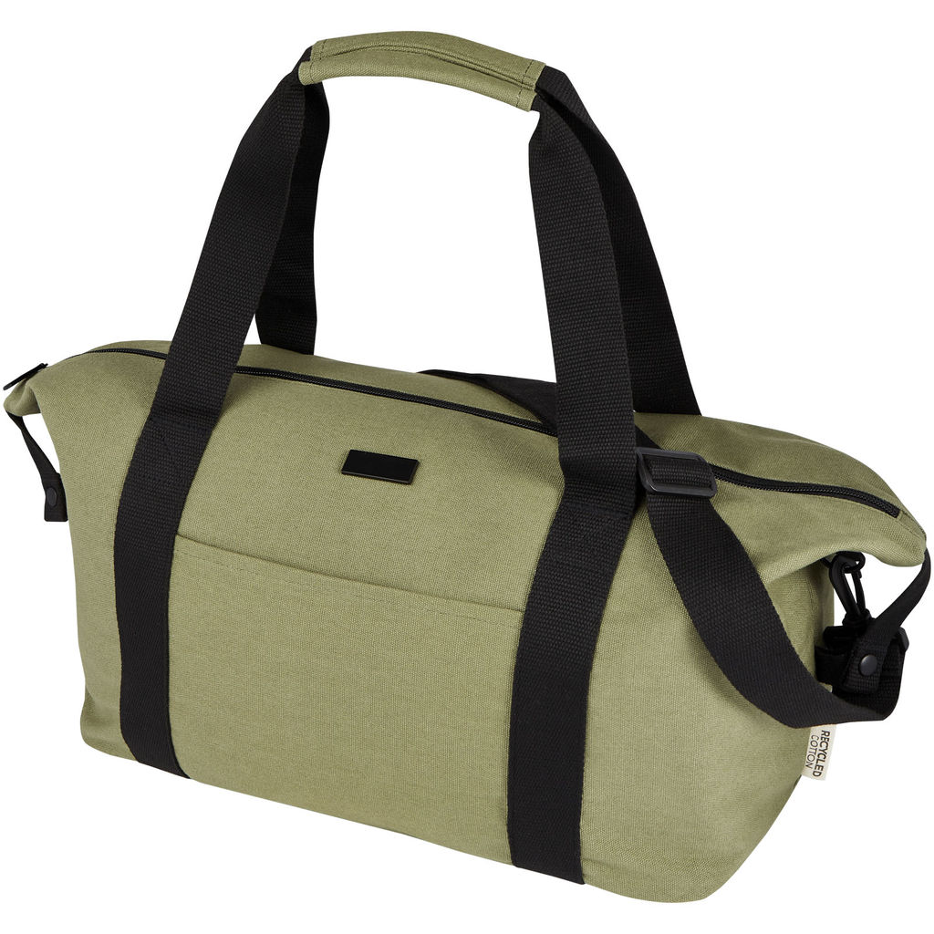 Спортивная сумка Joey из брезента, переработанного по стандарту GRS, объемом 25 л, цвет оливковый