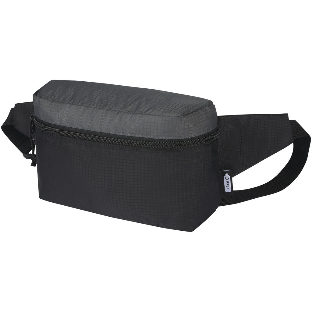 Легкая поясная сумка Trailhead объемом 2,5 л из переработанных материалов, цвет сплошной черный, серый