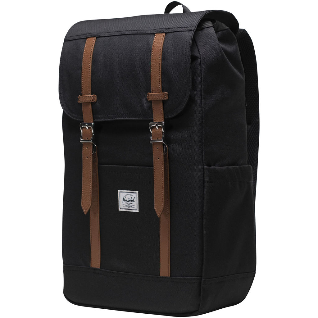 Рюкзак для ноутбука Herschel Retreat™ из переработанного материала, 23 л, цвет черный