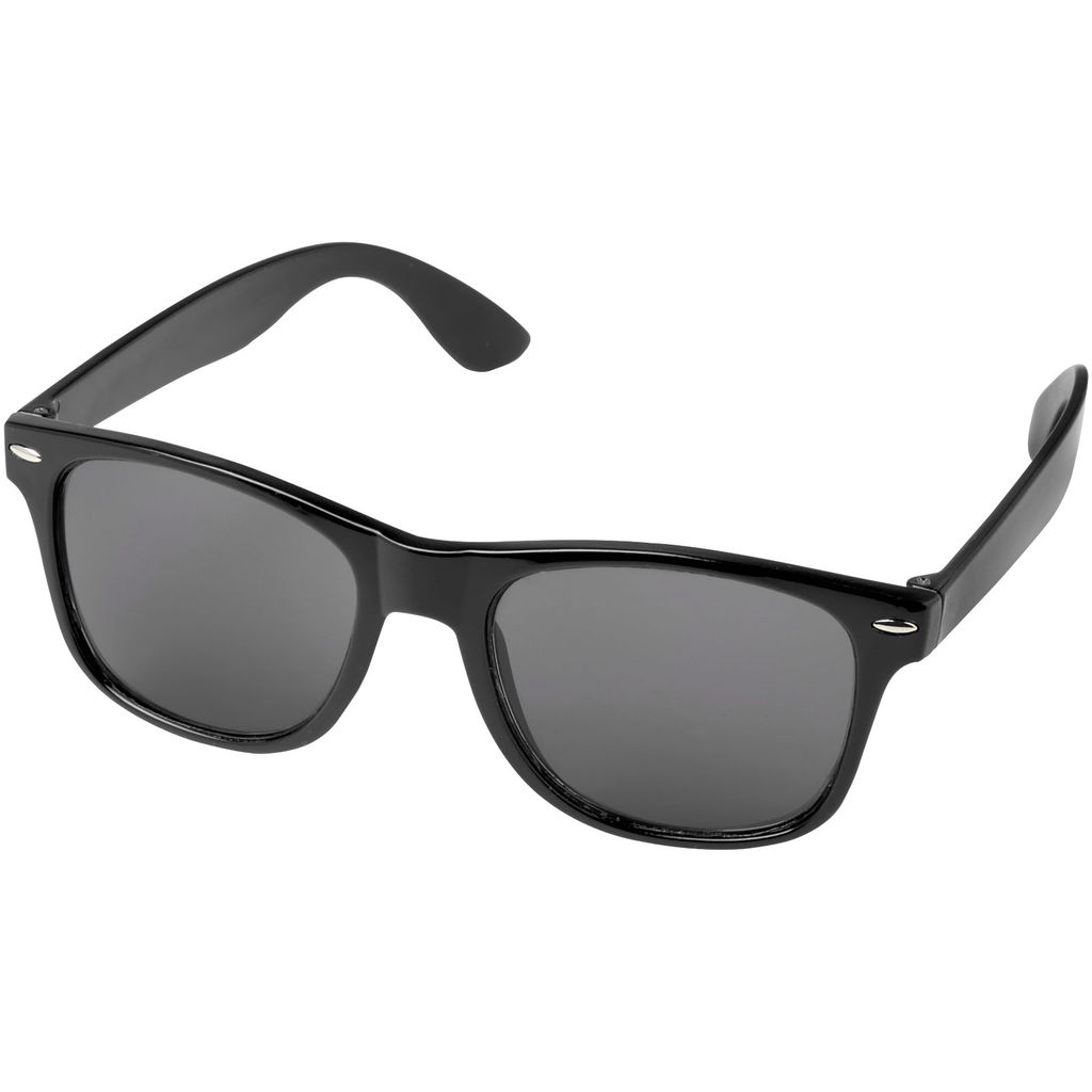 Солнцезащитные очки Sun Ray из океанского пластика, цвет сплошной черный