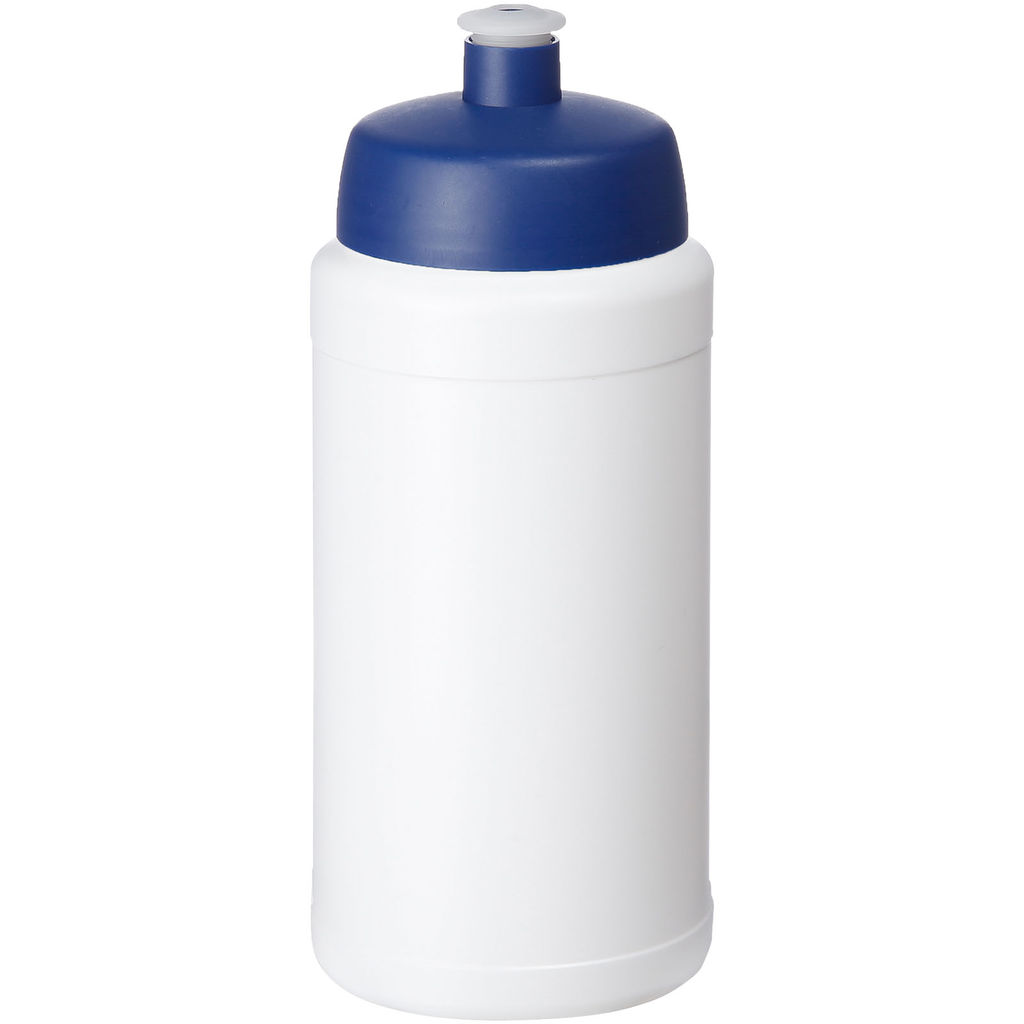 Спортивная бутылка Baseline Plus Renew объемом 500 мл, цвет белый, cиний