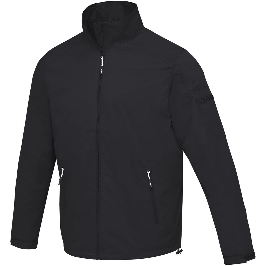 Чоловіча легка куртка Palo, колір суцільний чорний  розмір S