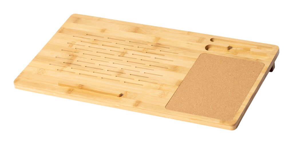 Бамбуковый столик для ноутбука Krit, цвет натуральный