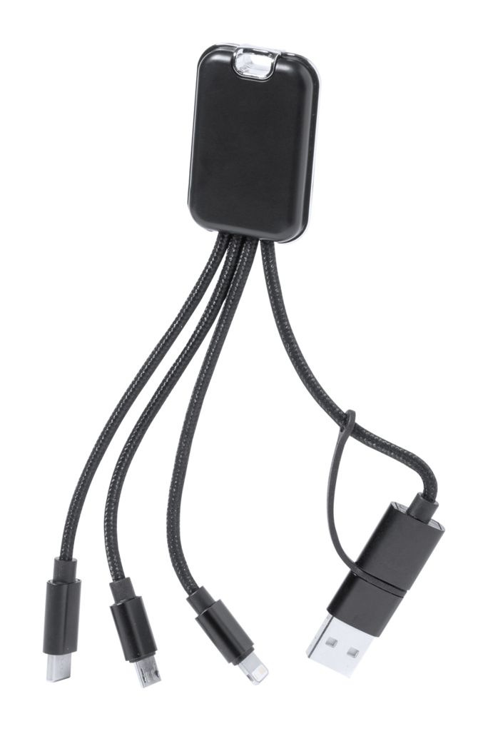 USB-кабель для зарядного пристрою Whoco, колір чорний