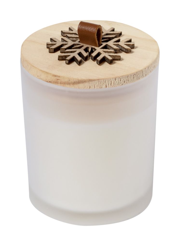 Рождественская свеча Lilnax, цвет белый