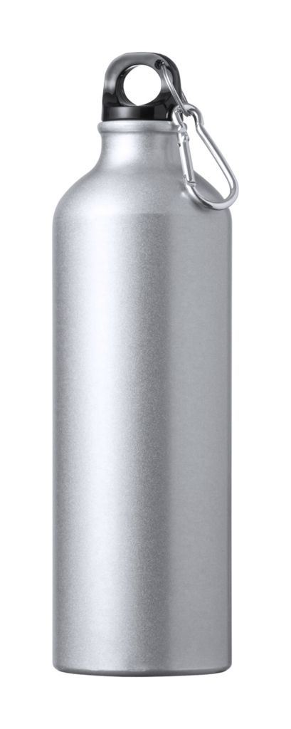 Алюмінієва пляшка Delby, колір срібний