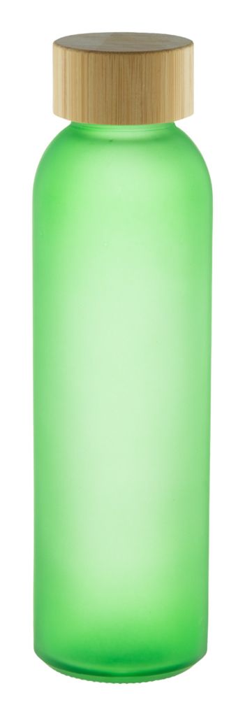 Стеклянная спортивная бутылка Cloody, цвет зеленый