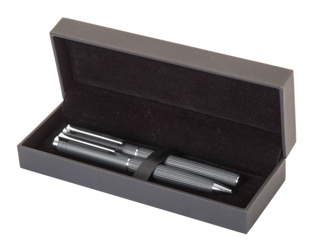Набір ручок Stripo, колір сірий