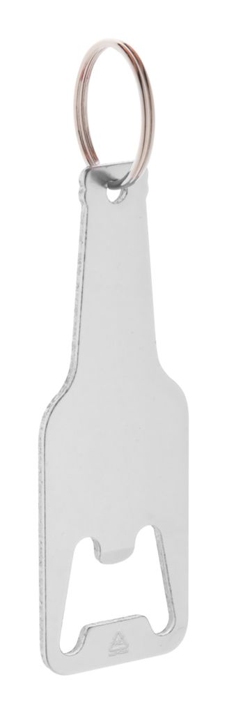 Брелок з відкривалкою для пляшок Kaipi, колір срібний