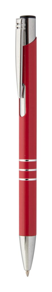 Шариковая ручка Rechannel из переработанного алюминия, цвет красный