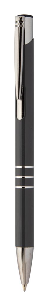 Шариковая ручка Rechannel из переработанного алюминия, цвет темно-серый