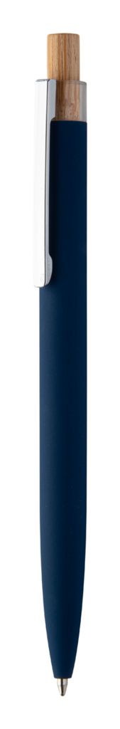 Шариковая ручка из переработанного алюминия, цвет синий