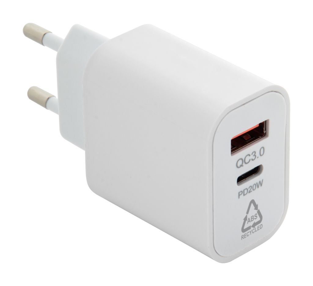 RABS USB-зарядний пристрій Recharge, колір білий