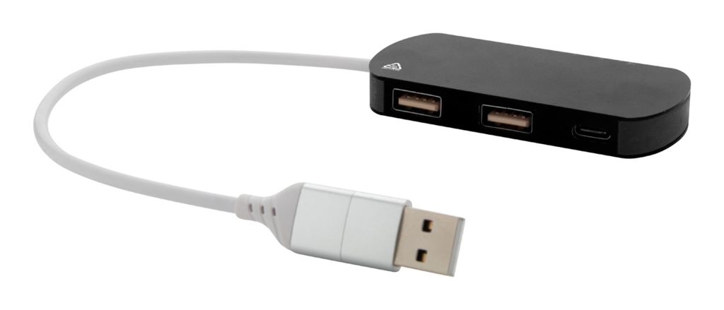 USB хаб Raluhub, колір чорний