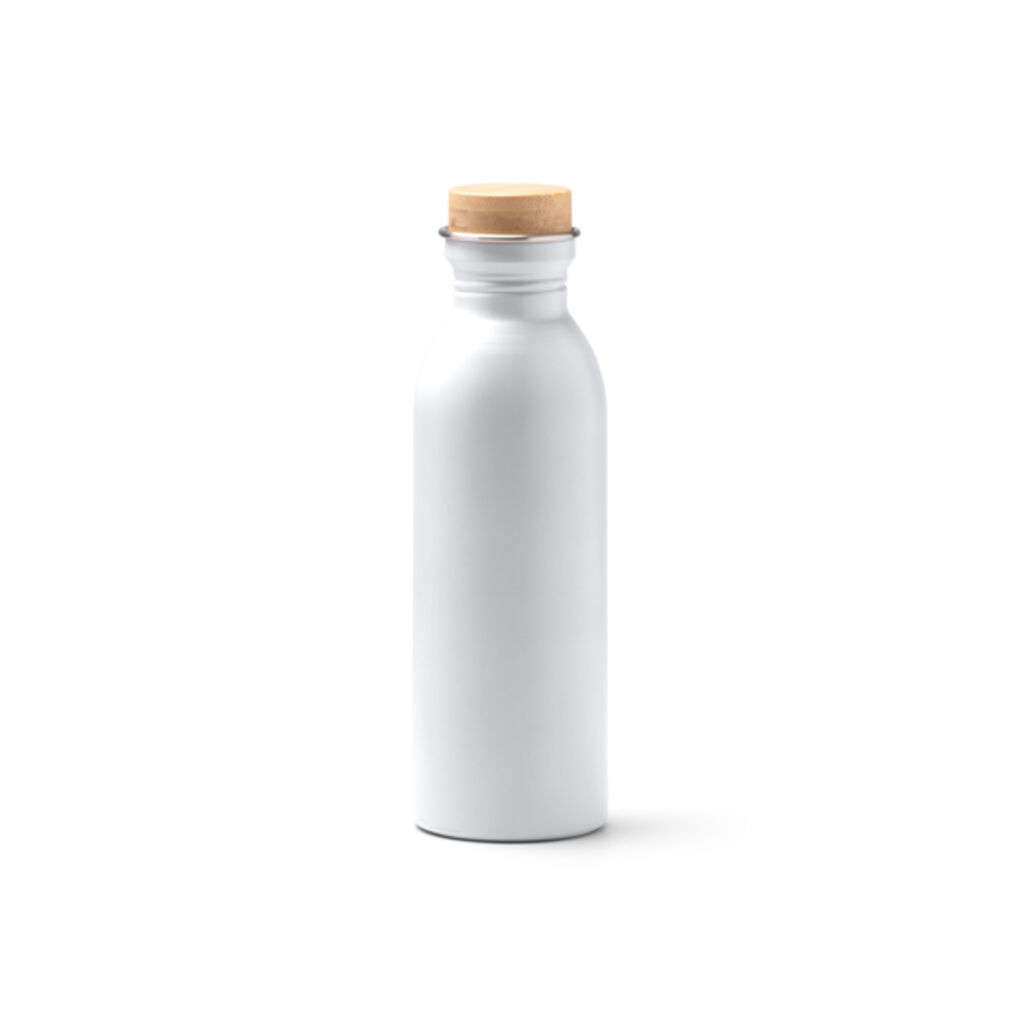 Матовая бутылка из переработанной нержавеющей стали, цвет белый