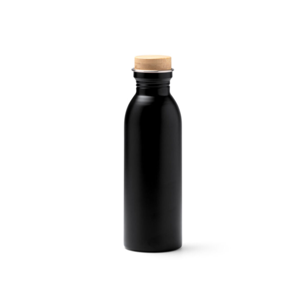Матовая бутылка из переработанной нержавеющей стали, цвет черный