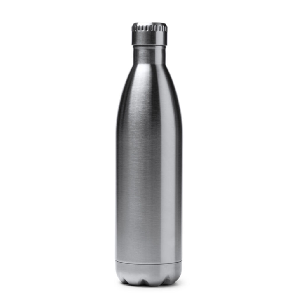 Бутылка из нержавеющей стали 304 с двойными стенками, цвет серебряный