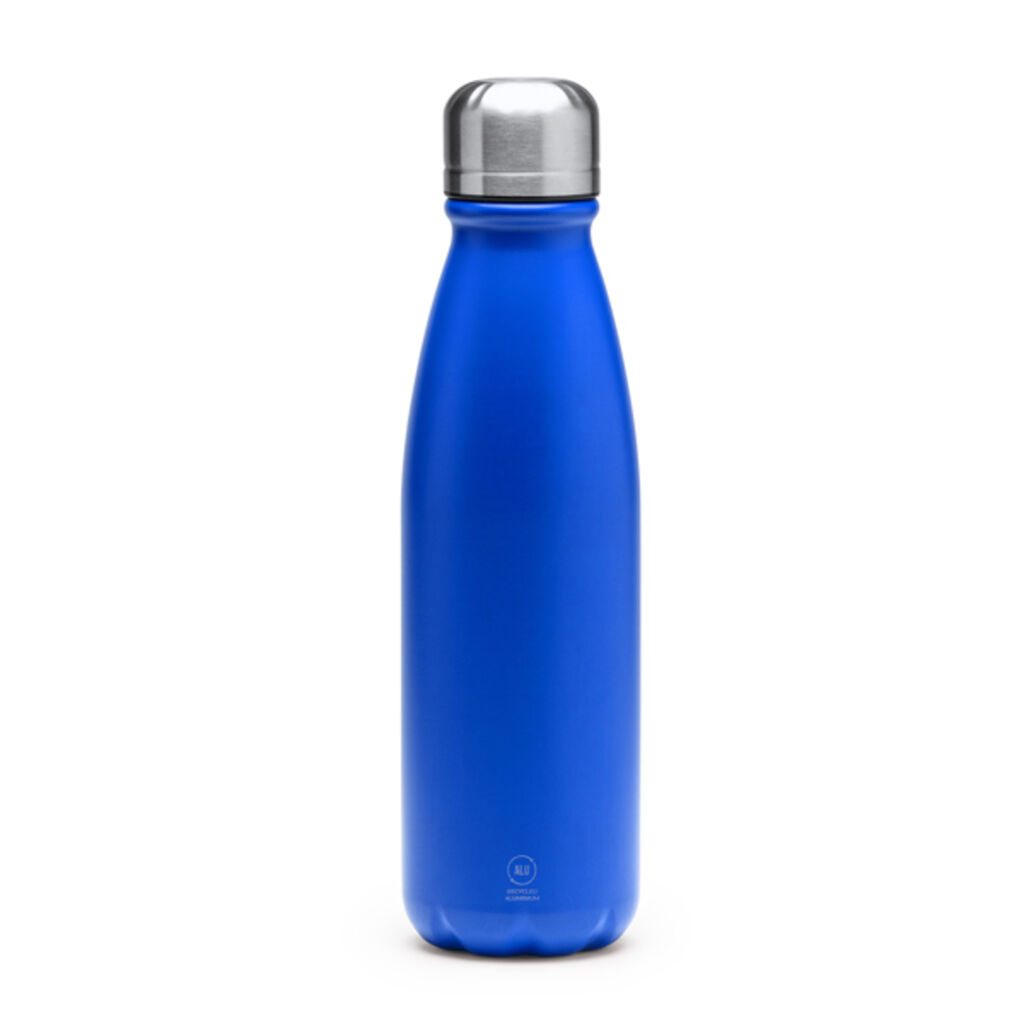 Пляшка з переробленого алюмінію, колір синій