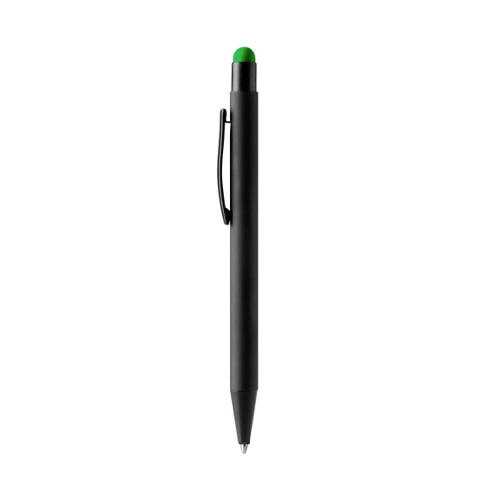 Ручка з гумовим покриттям для лазерного маркування, колір зелений