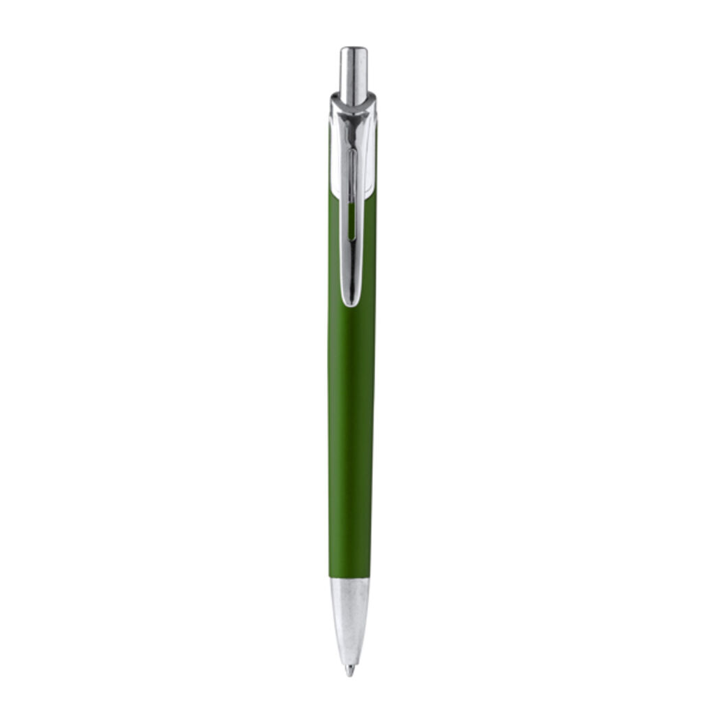 Кулькова ручка з переробленого алюмінію, колір зелений
