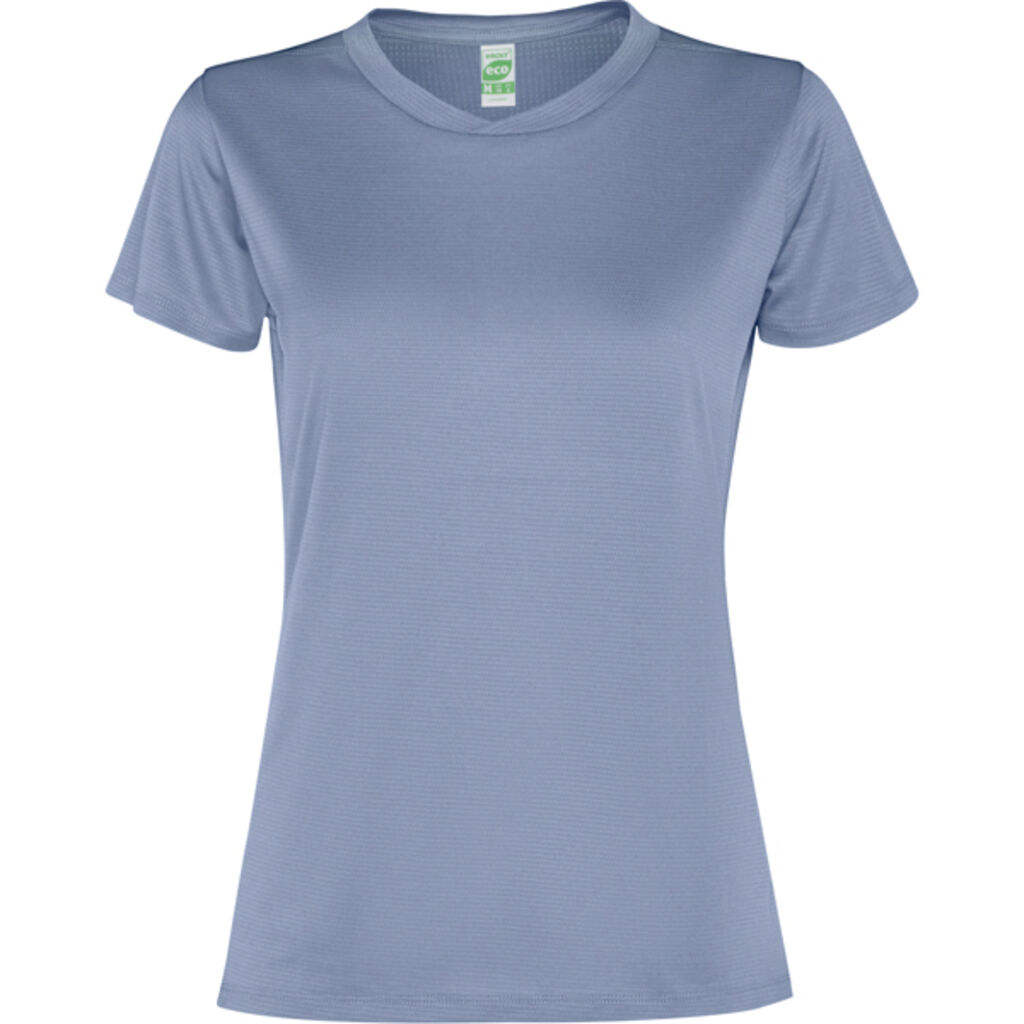 Женская футболка с короткими рукавами, цвет голубой
