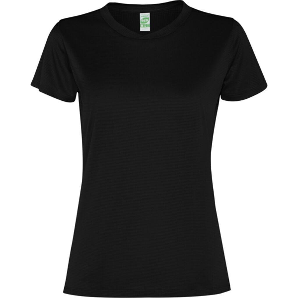 Женская футболка с короткими рукавами, цвет черный