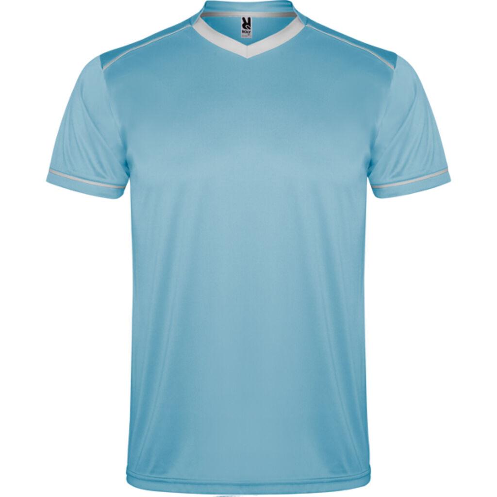 Спортивный костюм с футболкой и шортами, цвет небесно-голубой, небесно-голубой