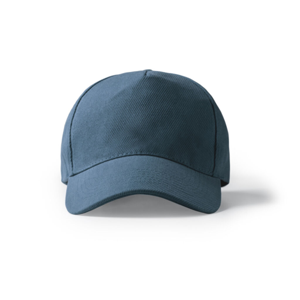 5-панельна кепка з бавовни, колір синій