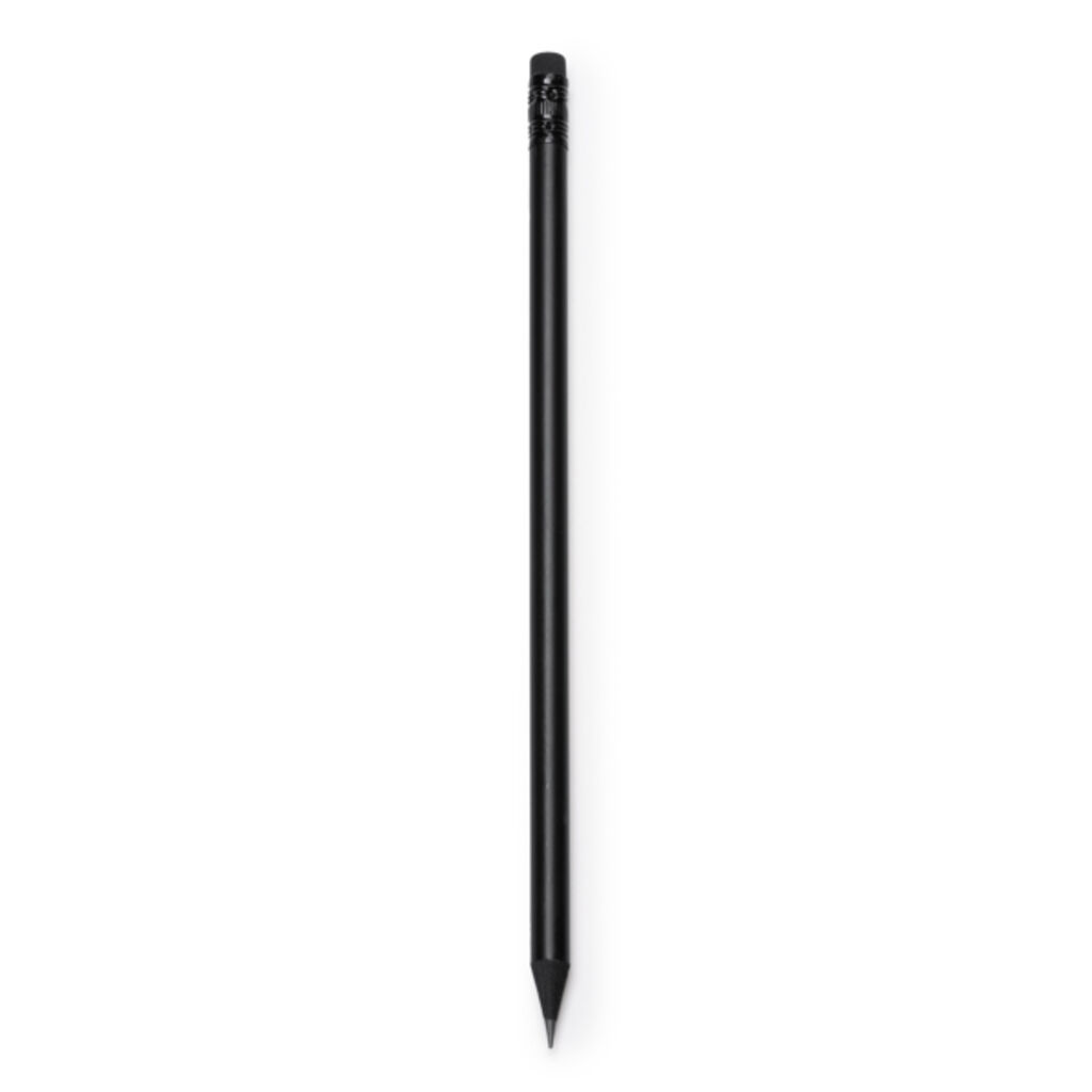 Олівець із матово-чорним корпусом, колір чорний